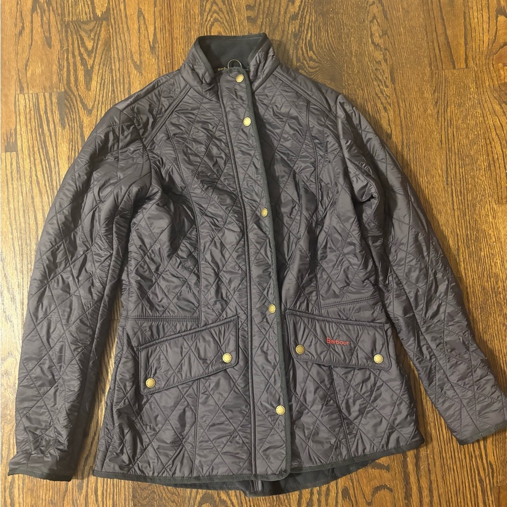 Navy Quilted Barbour Jacket- Never Worn